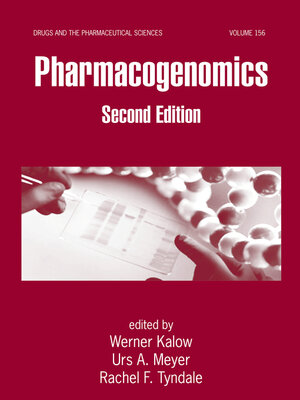 cover image of Pharmacogenomics